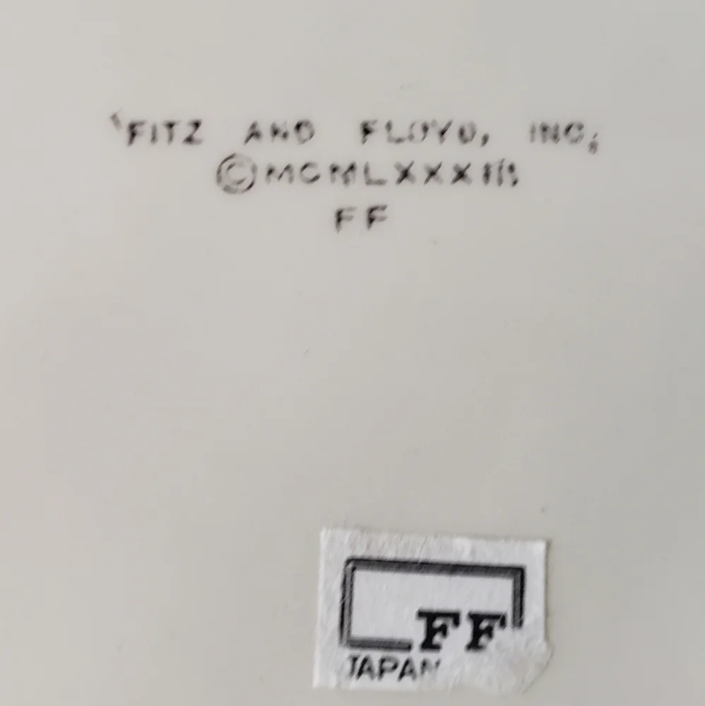 Vintage Fitz And Floyd Basket Weave Canister